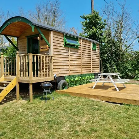Woodie The Shepherds Hut - Sleeps 4 Chichester Exterior photo